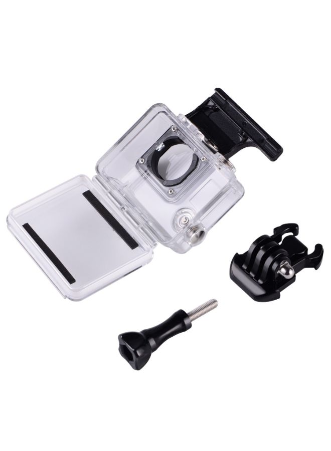 Suptig Protective Waterproof Housing Replacement Case For GoPro Silver/Black - Image 4
