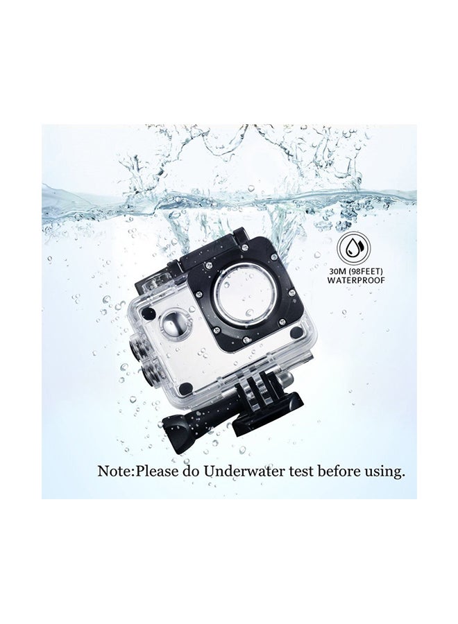 VVHOOY - Protective Waterproof Housing Case With Red Filter And Float Sponge Silver/Black - Image 1