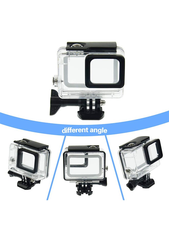 iTrunk Protective Waterproof Housing Case Cover With Bracket For GoPro Hero 7 Clear/Black - Image 2