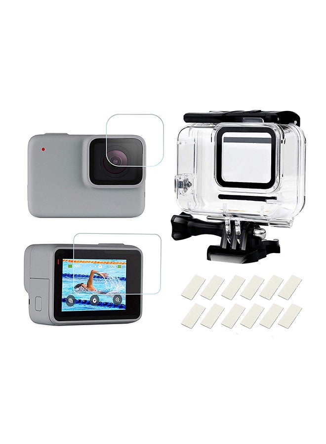D&F Waterproof Protective Housing Case For GoPro Camera Clear  - Image 1