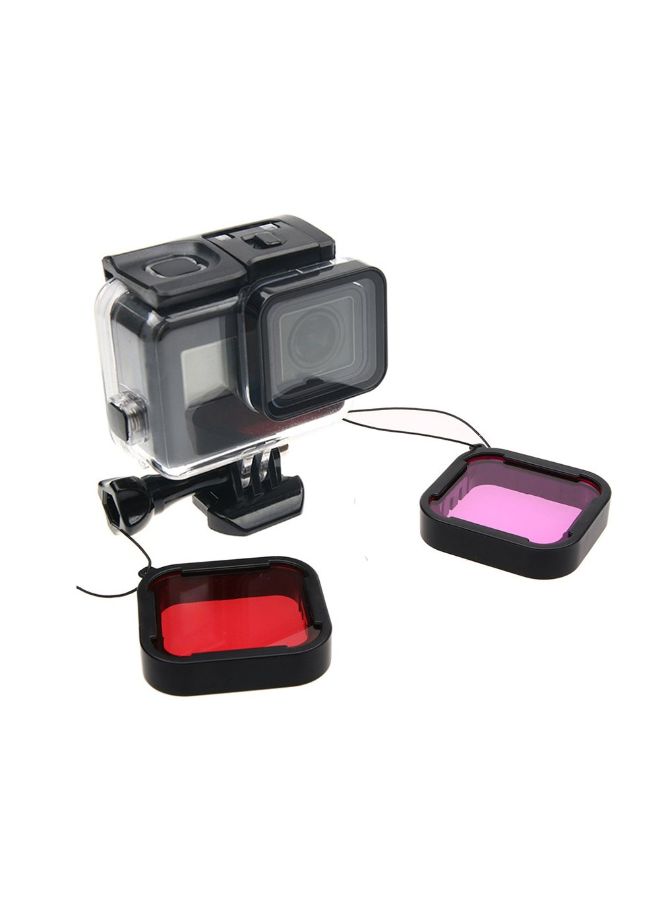 Sruim Waterproof Protective Case With Anti Fog Inserts And Filter Kit For Gopro Camera Black  - Image 4