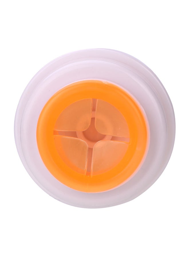 2-Piece Detachable Hook Orange/White 5.4x2.6cm - Image 1