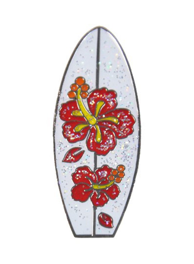 نافيكا علامة تحديد كرة لامعة مع مشبك قبعة بتصميم لوح ركوب أمواج