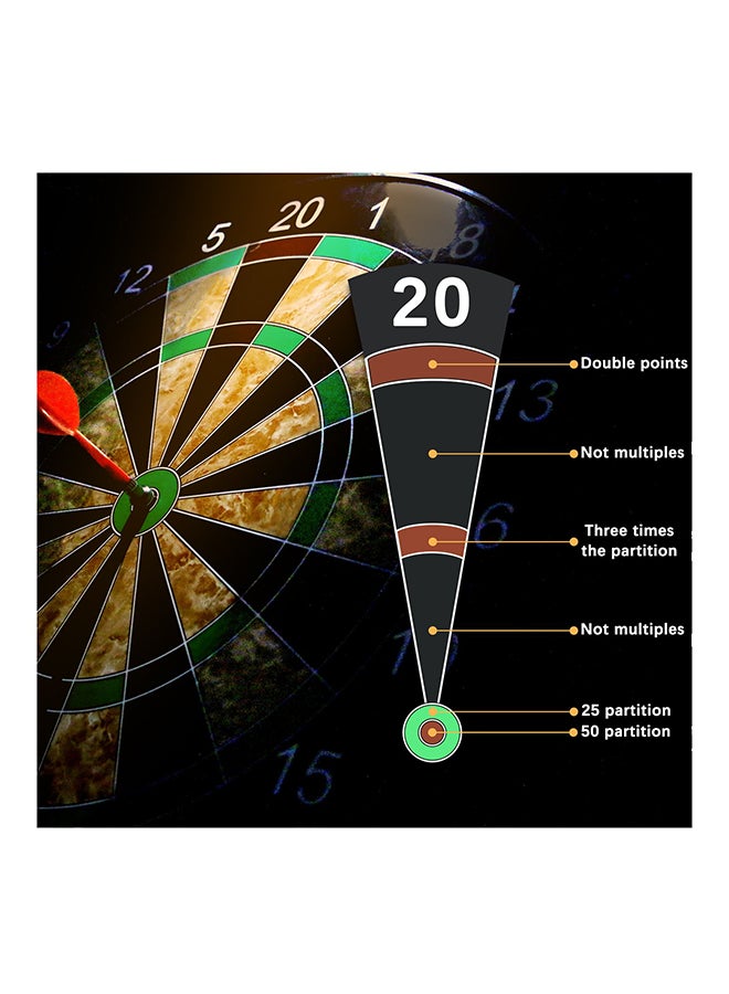 Scotamalone - Magnetic Dartboard With 6 Magnet Darts Set - Image 1
