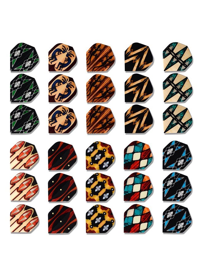 CUESOUL - Set Of 10 3-Piece Unique Design Standard Dart Flight - Image 1