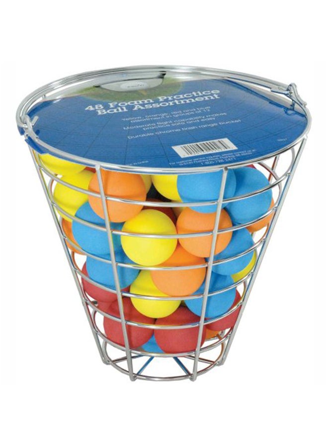 Intech 48-Piece Range Bucket with Foam Golf Balls Set