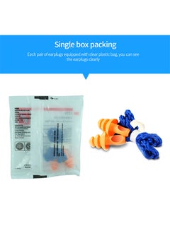 Generic Noise Reduction Earplug Blue/Orange  - Image 4