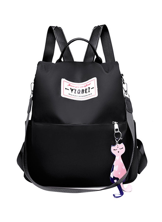 Waterproof Anti Theft Casual Backpack Black 