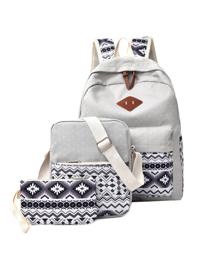 Set Of 3 New Style Backpack Grey