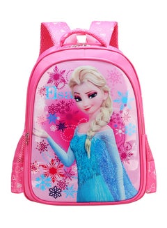 Generic Casual School Backpack Pink/Blue/Red 