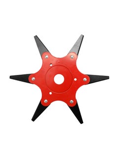 Generic 180 Degree Rotatable Lawn Mower Blade With Double-Sided Cutting Edge Red/Black 