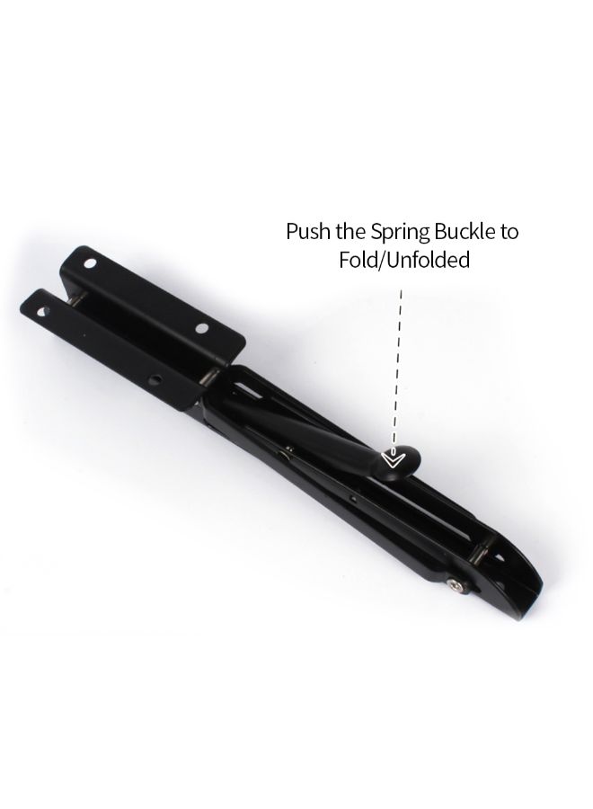 2-Piece Wall Mounted K-Type Shelf Brackets Black 1.048kg  - Image 3