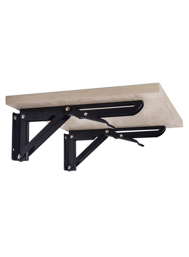 2-Piece Wall Mounted K-Type Shelf Brackets Black 1.048kg  - Image 4