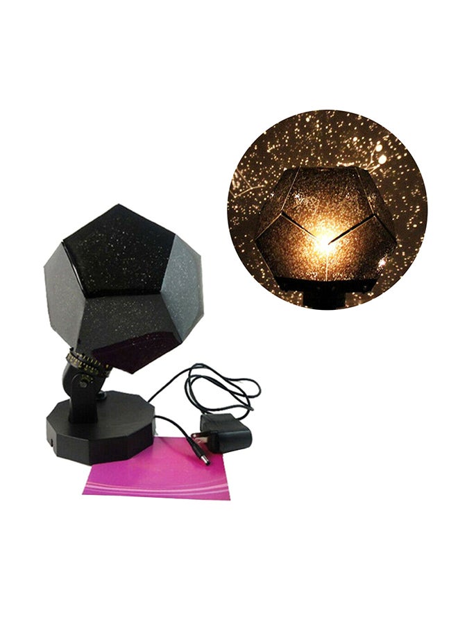 Romantic Led Starry Night Sky Projector Lamp 15cm Black 