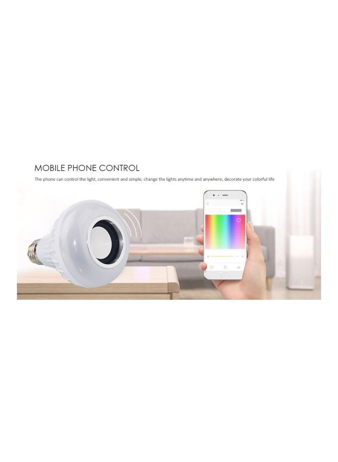 LW - LED Bluetooth Music Light With Remote Control Multicolour 3.66x3.66x5.24inch - Image 1