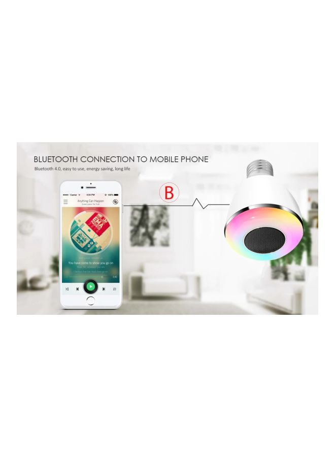 LW - LED Bluetooth Music Light With Remote Control Multicolour 3.66x3.66x5.24inch - Image 1
