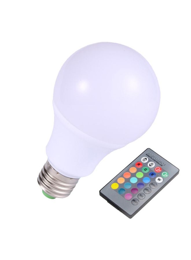 OMTO 16 Color LED Bulb With Remote Control Red/Green/Blue 5x5x9cm 