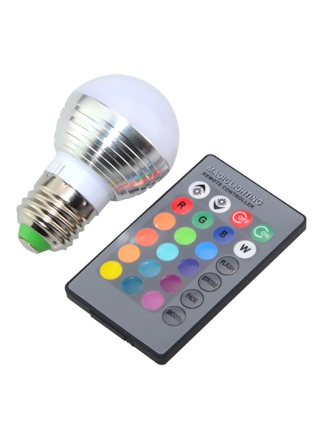 LW - AC85 - 265V 3W 200LM RGBW Remote Control Memory Bulb 5PCS Multicolour 4.80x8x4.80cm - Image 1