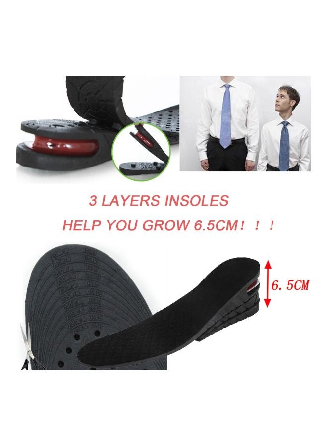فرش حذاء لزيادة الارتفاع أسود - Image 4