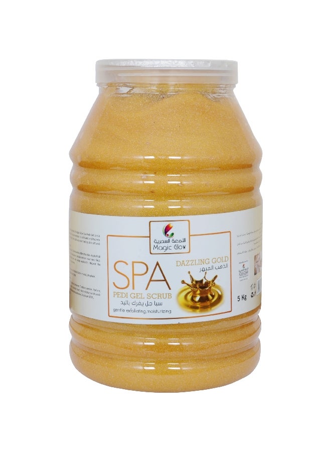 Magic Glow Pedi Gel Scrub Dazzling Gold 5kg