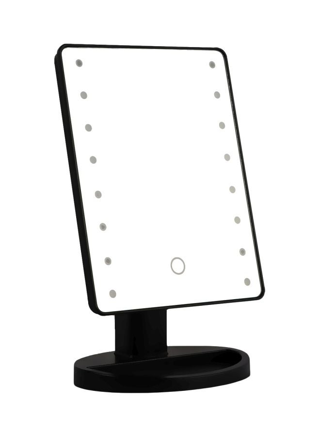 Golden Colors - Touch Control LED Vanity Mirror Black - Image 1