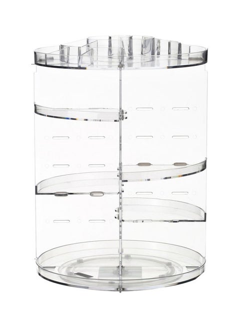 Rotating Makeup Organizer Clear