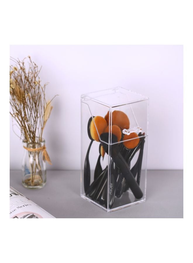 منظم فرش ماكياج من الأكريليك شفاف - Image 3