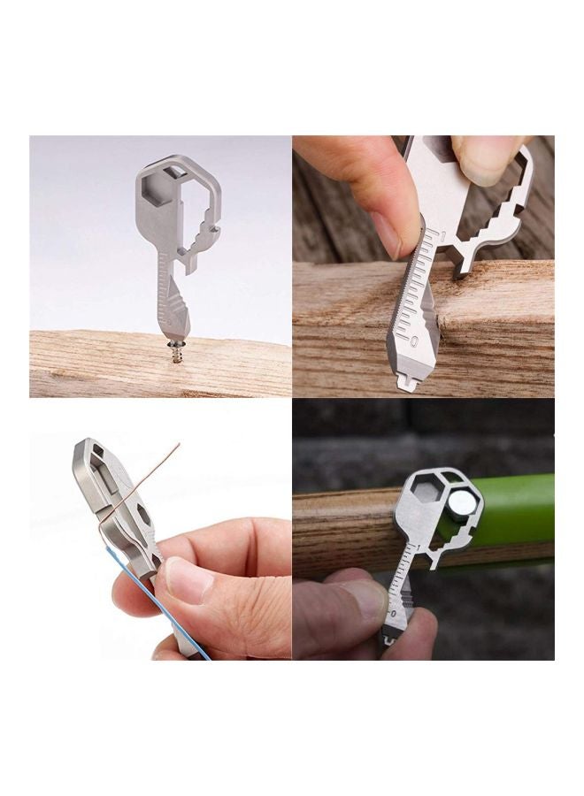Generic - Multi Utility Key Tool Silver 7x2.9x0.5cm - Image 1