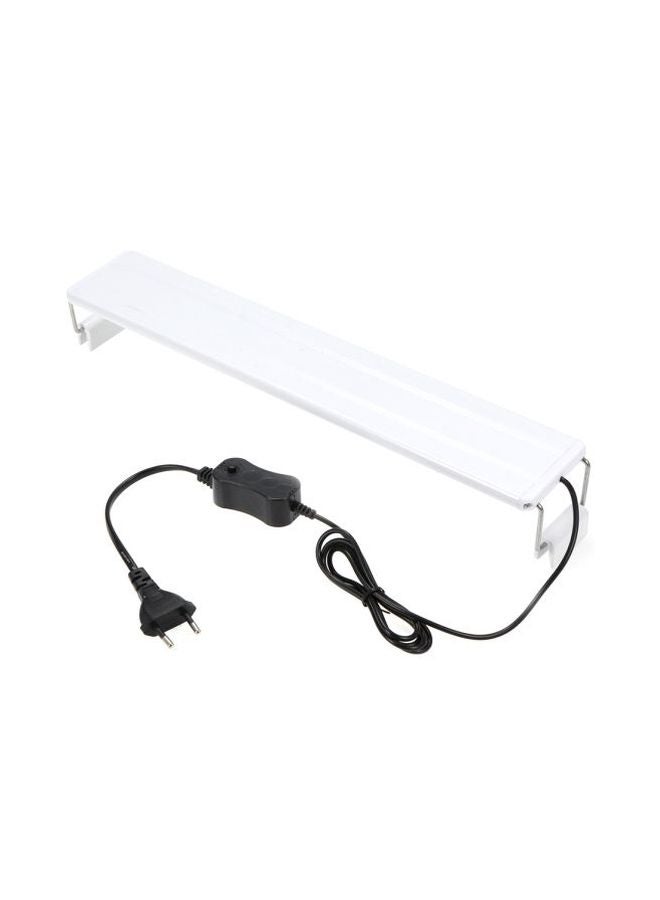 مصباح بمشبك مع دعامة قابلة للتعديل لحوض السمك أبيض - Image 1