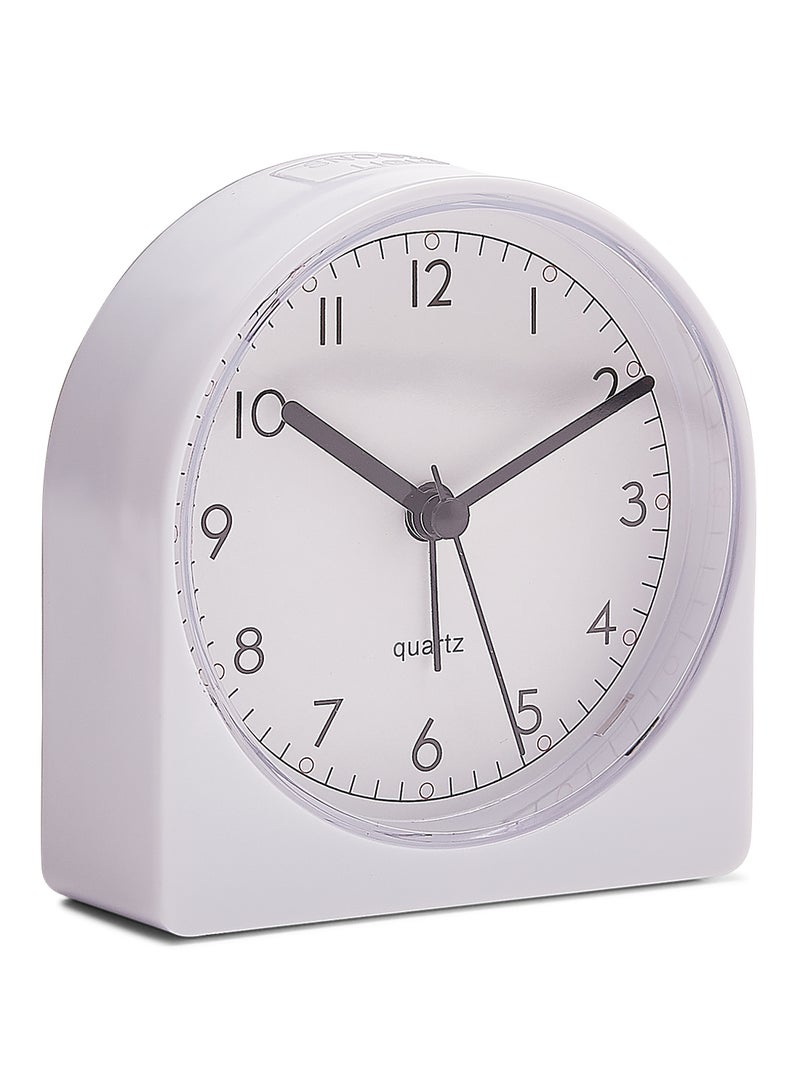 JYSK - Desktop Alarm Clock White 10x4x10centimeter - Image 1