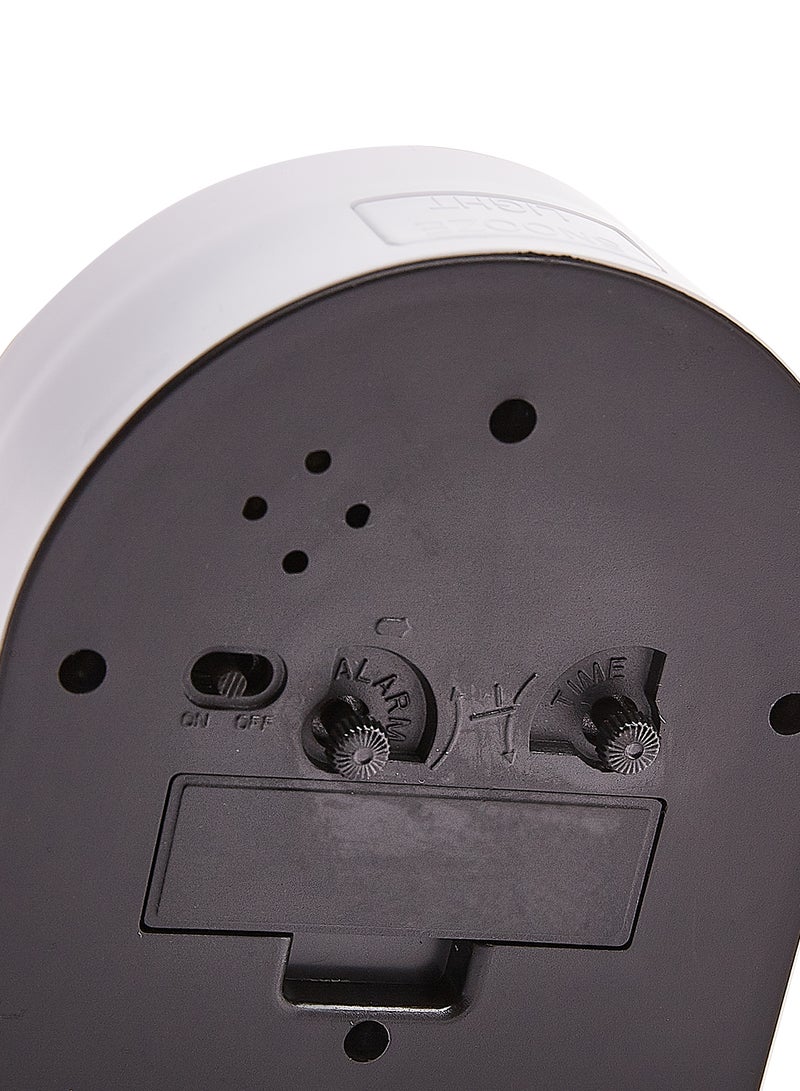 JYSK - Desktop Alarm Clock White 10x4x10centimeter - Image 1