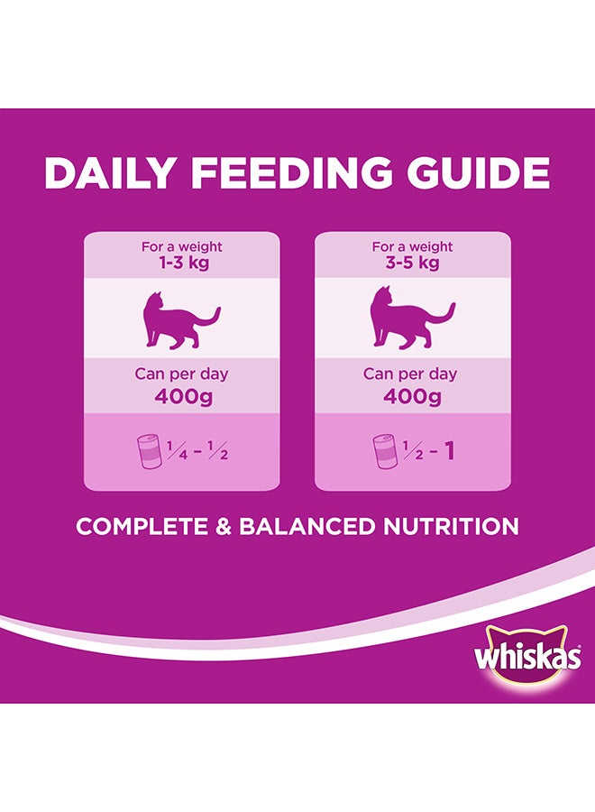 Whiskas - Lamb Turkey And Vegetables In Gravy Cat Food Can 400grams - Image 1