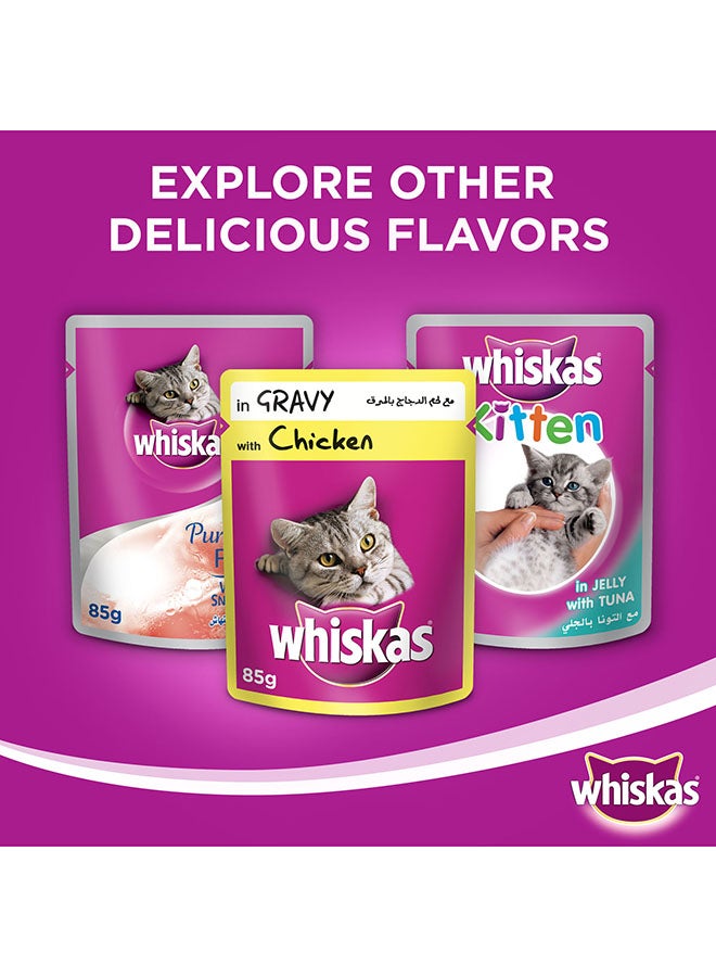 Whiskas Tuna Wet Cat Food Pouch 1+Years 12x85grams  - Image 5