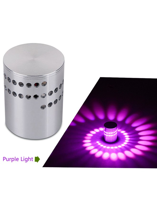 Spiral LED Night Light Lamp Purple - Image 3