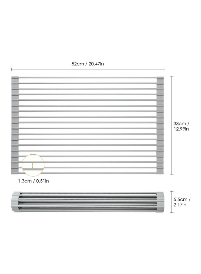 esonmus Foldable Dish Rack Grey 9.9kg - Image 2