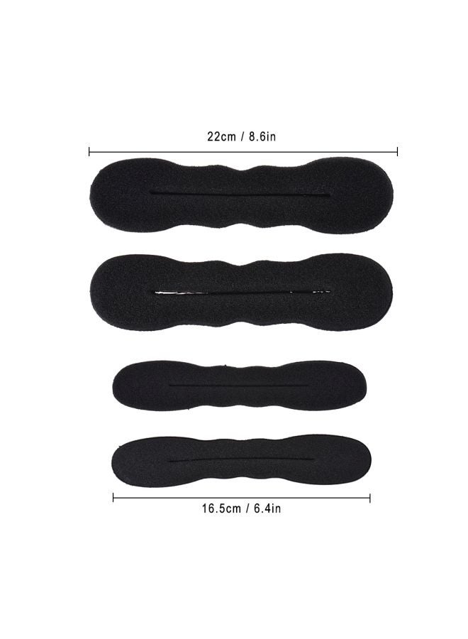 4-Piece Hair Twister Set Black - Image 2