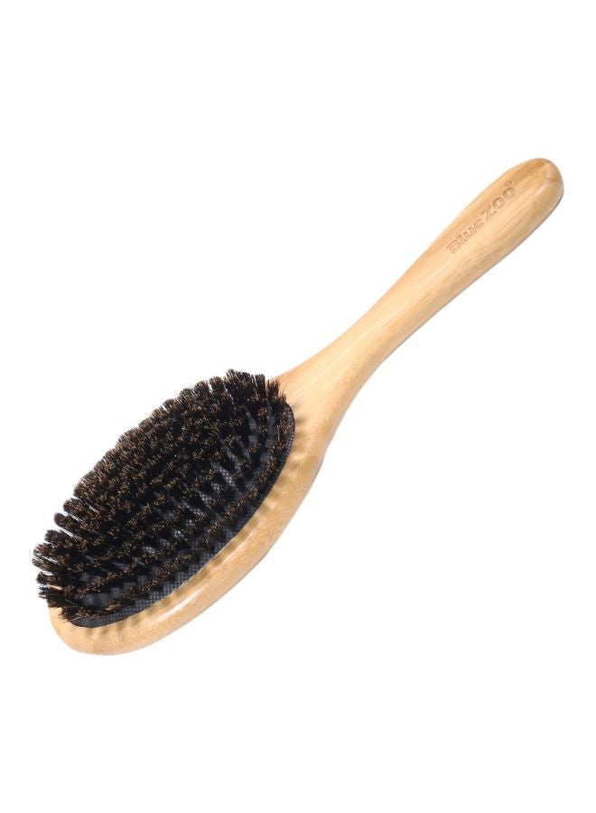 Bluezoo Bamboo Handle Hair Brush Brown/Black - Image 1
