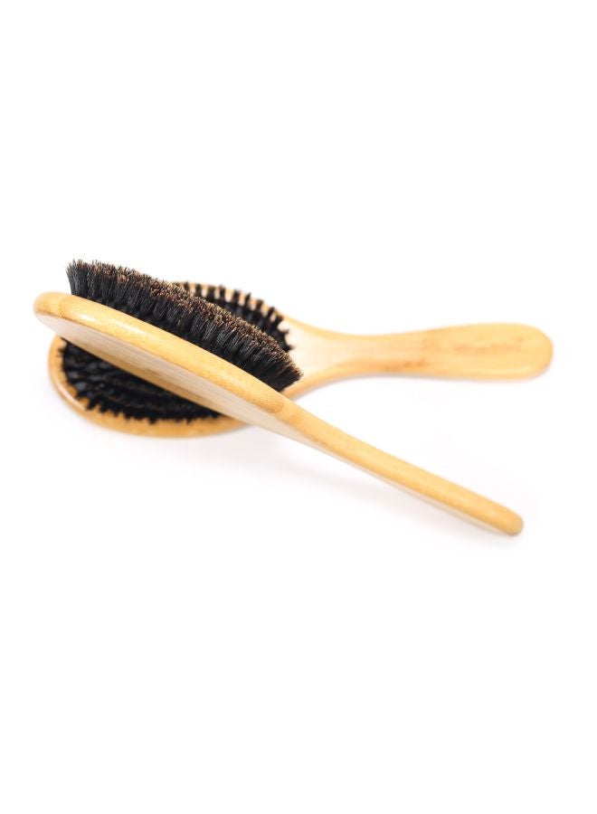 Bluezoo Bamboo Handle Hair Brush Brown/Black - Image 3