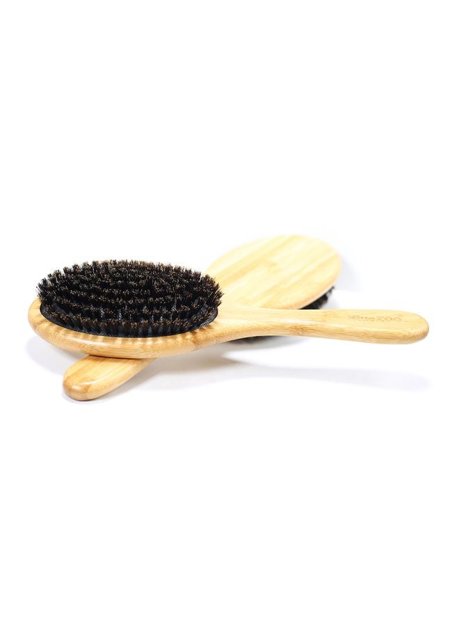 Bluezoo Bamboo Handle Hair Brush Brown/Black - Image 5