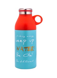 Marzo Stainless Steel Flask With Insulated Cup Blue/Red 
