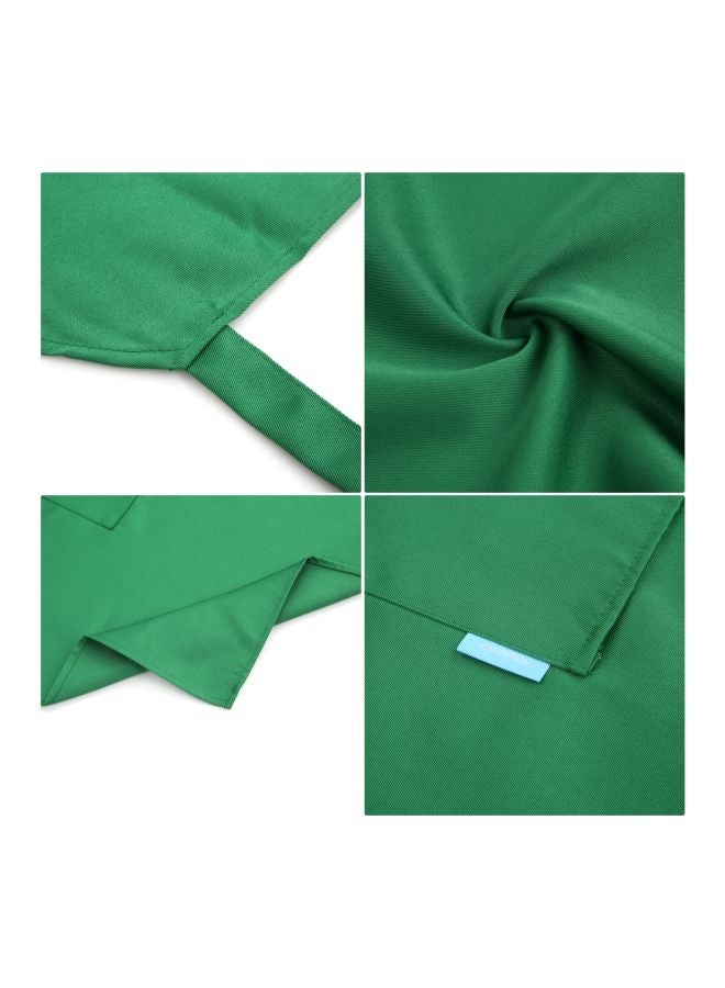 2-Piece Cooking Apron With Adjustable Neck Belt Green 66x66x75cm - v1564659479/N28660203A_4