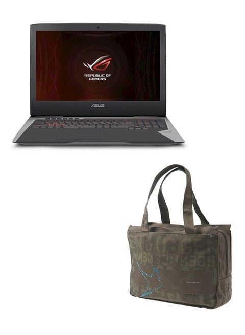 ROG G701VO Gaming Laptop With 17.3-Inch Display, Intel Core i7 Processor/32GB RAM/512GB SSD/NVIDIA 8GB GeForce GTX 980M Graphics With Bag Grey