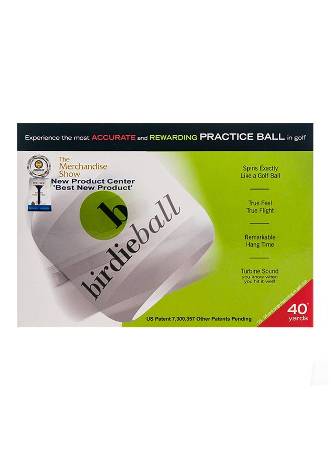 BirdieBall Pack Of 12 Practice Golf Balls