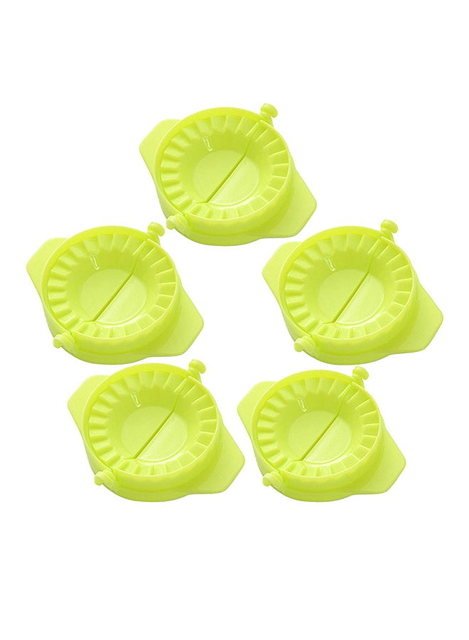 5-Piece Dumpling Jiaozi Maker Mould Green 90cm - Image 1