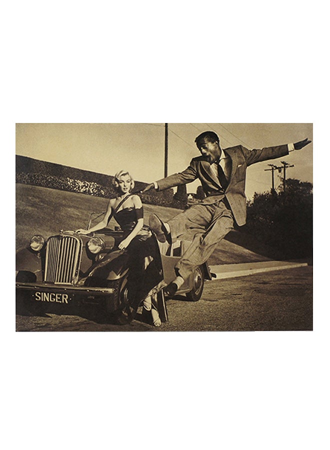 Hot Marilyn Monroe Vintage Kraft Paper Poster Multicolour