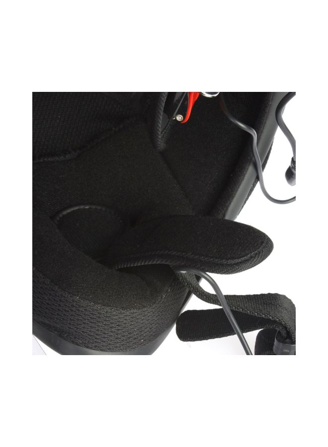 Generic - Helmet Intercom Clip Headset With Mic DB22103 Black - Image 1