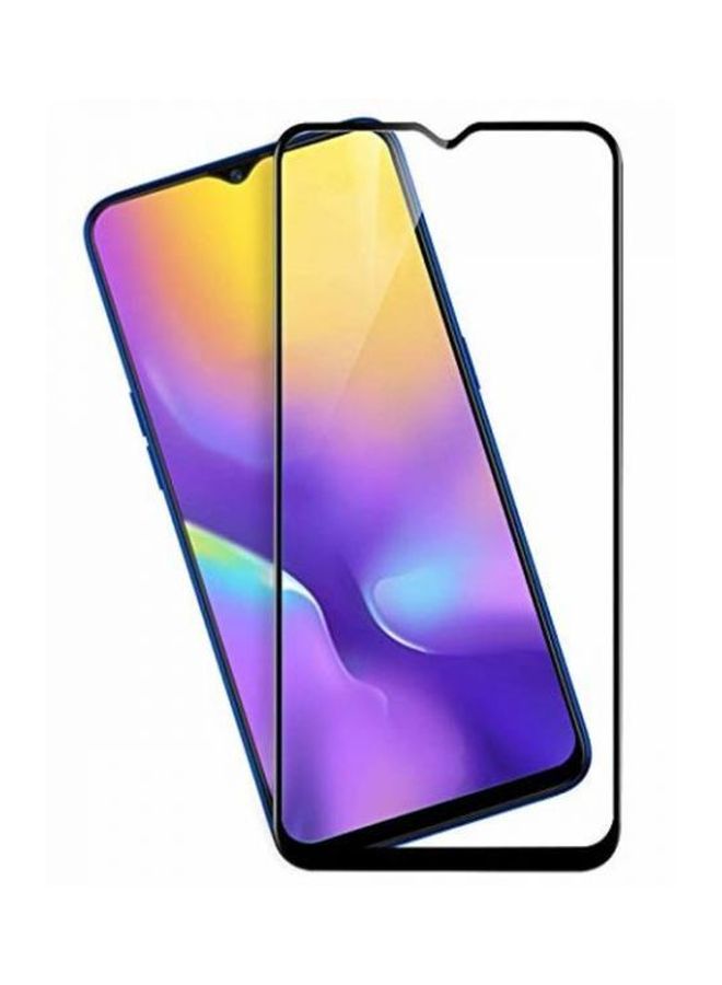 لاصقة حماية للشاشة 9D لهاتف سامسونج جالاكسي A50 شفاف/ أسود - Image 5