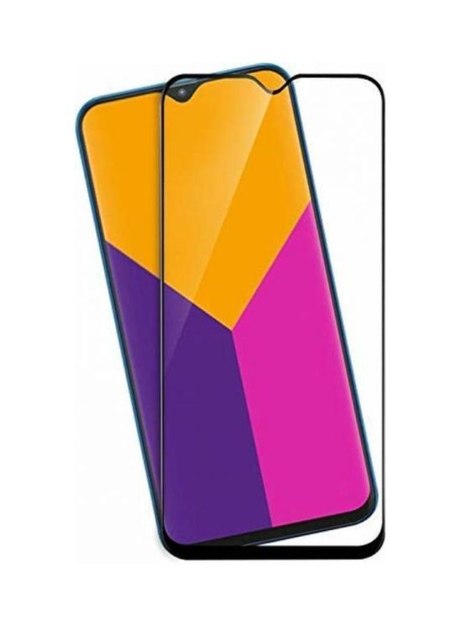 لاصقة حماية للشاشة 9D لهاتف سامسونج جالاكسي A50 شفاف/ أسود - Image 4