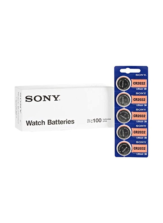 Sony - 100-Piece CR2032 Watch Battery Set - Image 1