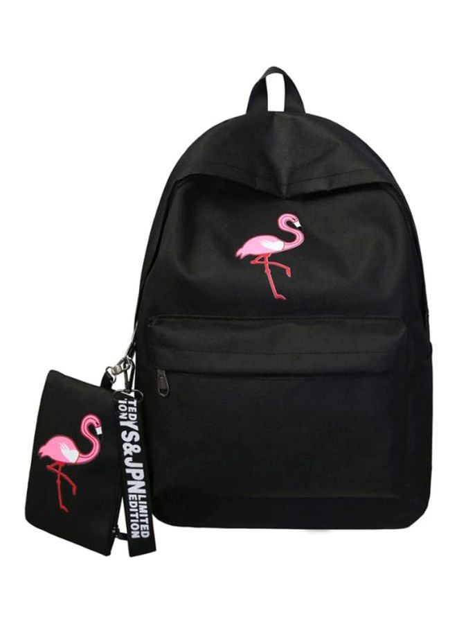 School Backpack Black/Pink